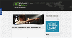 Desktop Screenshot of cultureetnature.com
